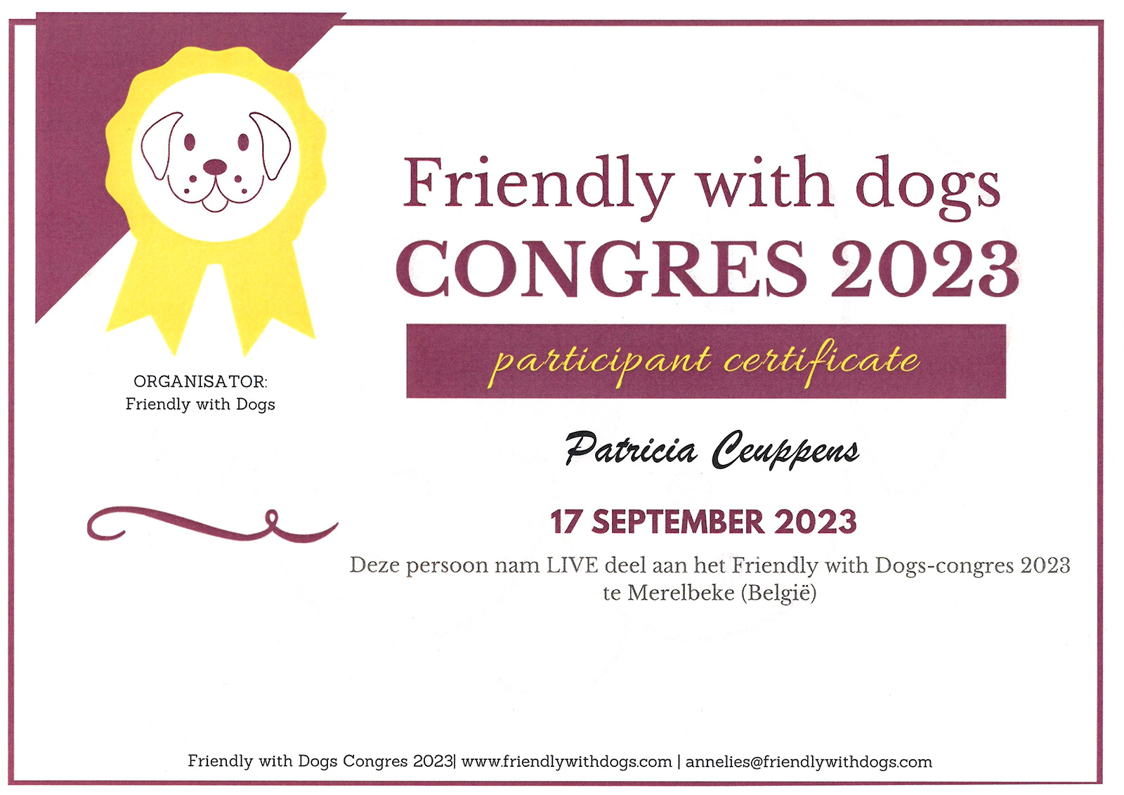 Friendly with Dogs 2023